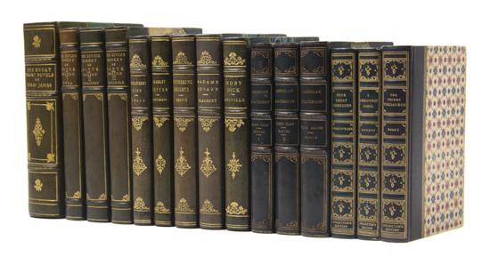 (BINDINGS) A group of 15 volumes bound