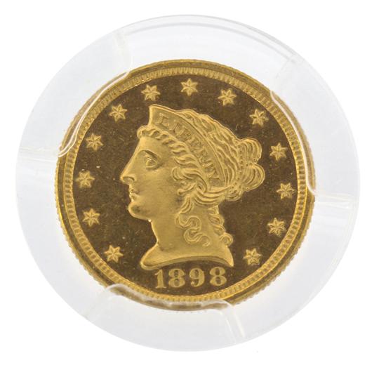  An 1898 U S 2 5 Liberty Proof 154840