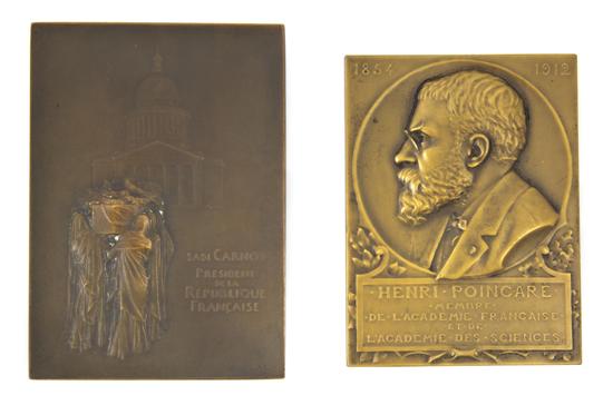 Two French Bronze Medals each of