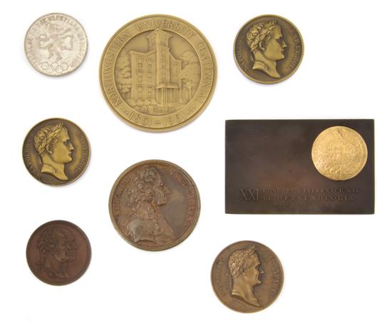 A Collection of Eight Medals of