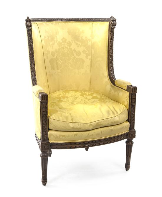  A Louis XVI Style Bergere having 15486c