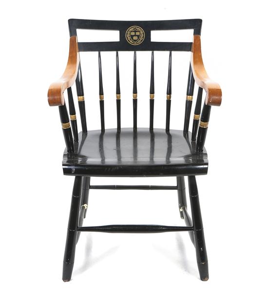 *An American Ebonized Windsor Arm Chair