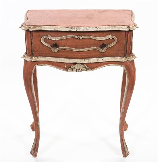 *An Italian Painted Side Table