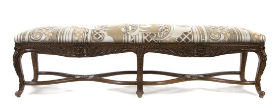 A Chippendale Style Carved Bench 154891