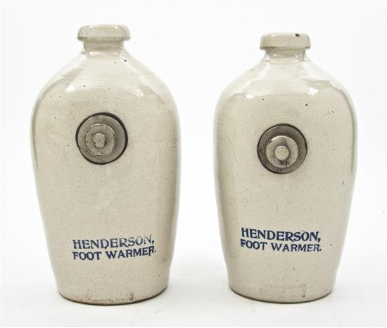  A Pair of Henderson Stoneware 1548ac