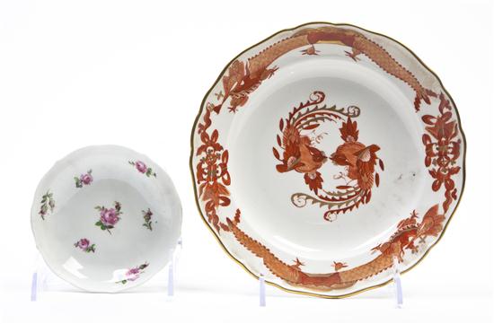 *A Meissen Porcelain Plate of circular