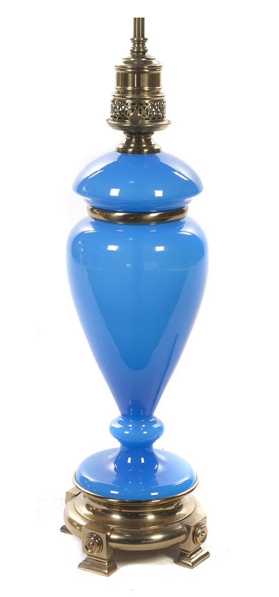 *An Opaline Glass Covered Vase