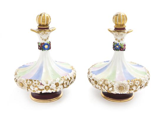 A Pair of Paris Porcelain Perfume