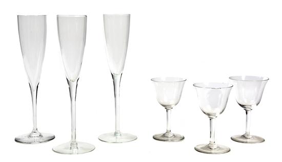  A Set of Twenty Glass Baccarat 1548fb
