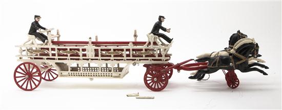 A Cast Iron Model of a Horse Drawn