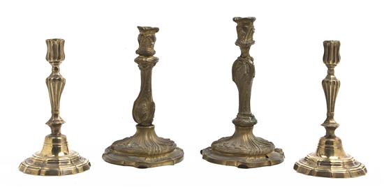 A Pair of Louis XV Style Brass