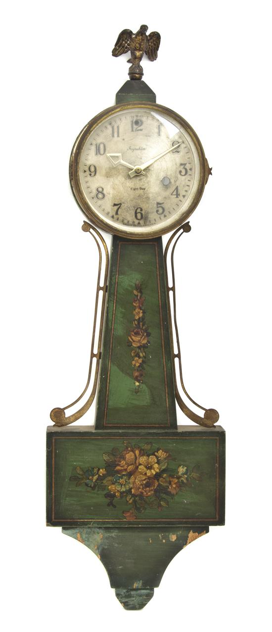 An American Banjo Clock Ingraham having