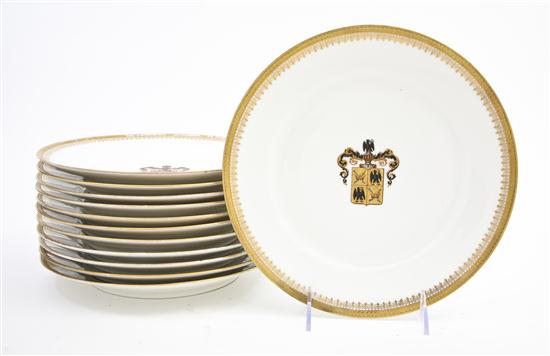 A Set of Twelve French Dinner Plates