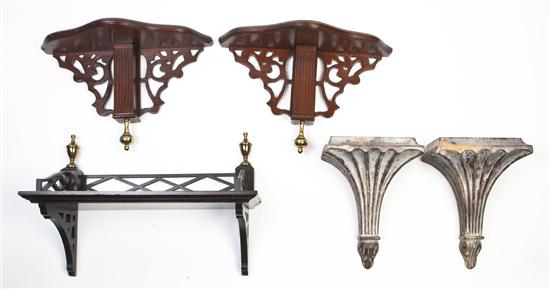 Two Pairs of Wall Brackets including 154977