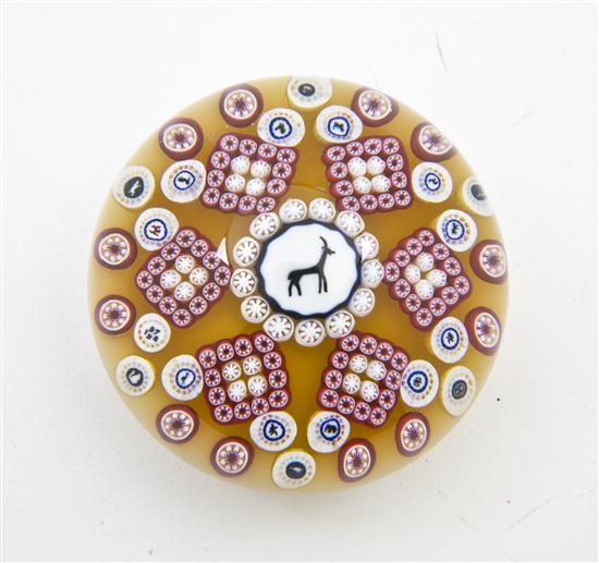 A Baccarat Millefiori Paperweight having