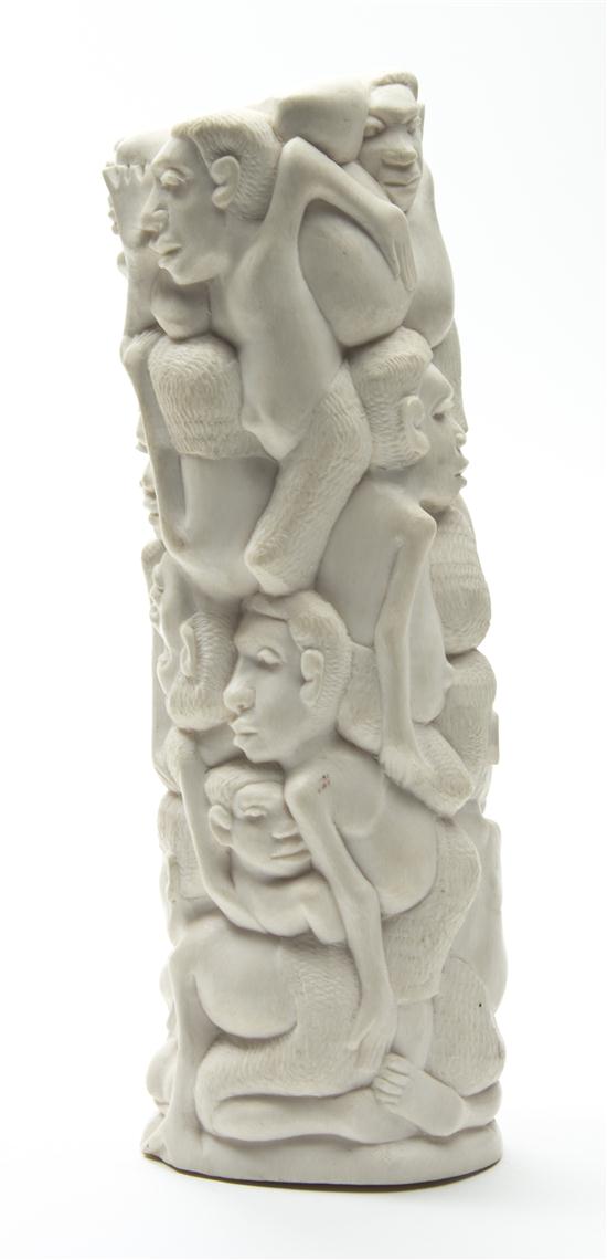 *An African Carved Ivory Tusk decorated