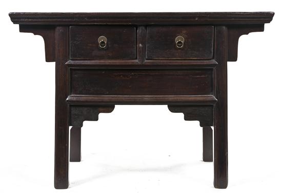 A Chinese Hardwood Altar Table