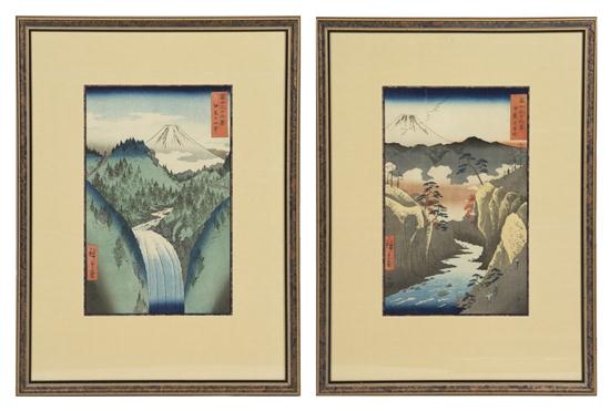  A Group of Two Japanese Woodblock 154a09