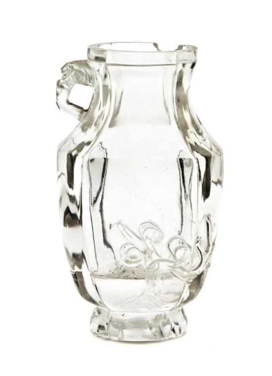 *A Chinese Rock Crystal Vase of