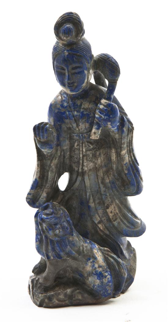 A Chinese Lapis Lazuli Carving