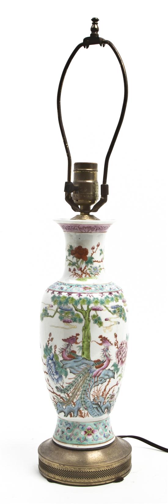 A Chinese Porcelain Famille Rose