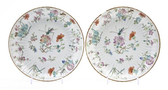 A Pair of Chinese Porcelain Enameled