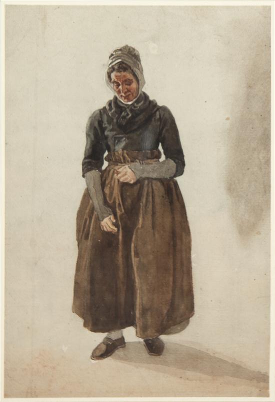 French School (19th century) Study of