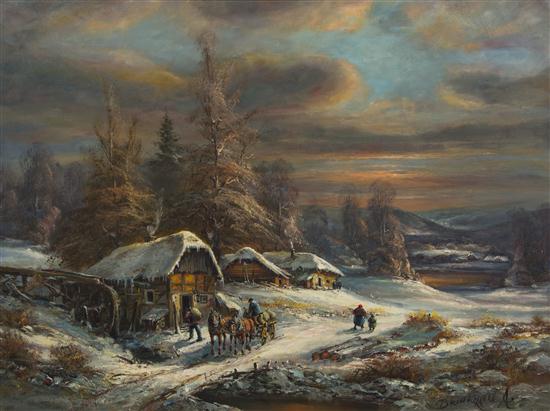  A Brinkmann Village in Winter 154ab4