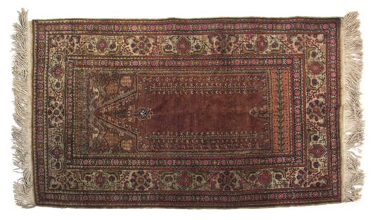  A Persian Silk and Wool Prayer 154aed