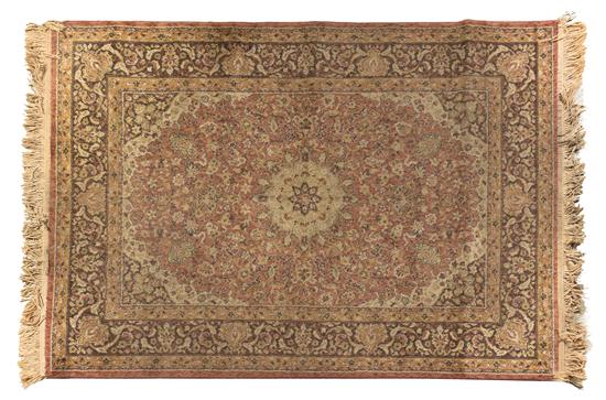 A Group of Six Wool and Silk Rugs 154ae8