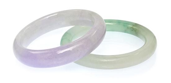 A Group of Jade Bangle Bracelets