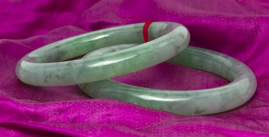 *A Matched Pair of Jade Bangles