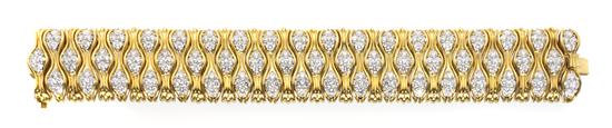 An 18 Karat Yellow Gold and Diamond 154bb1