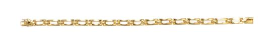 An 18 Karat Yellow Gold Link Bracelet 154bf1