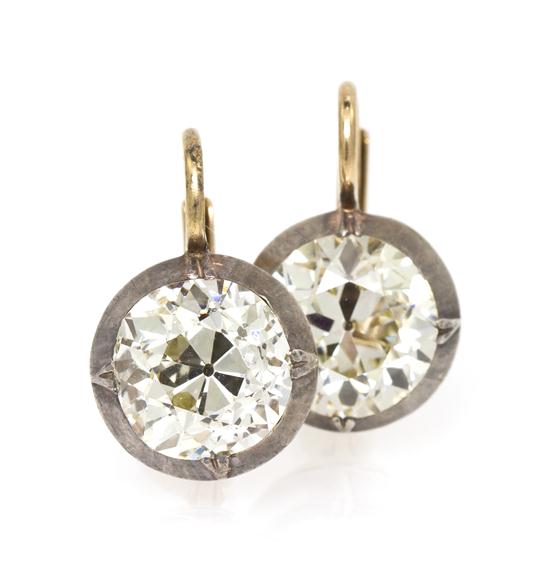 A Pair of Edwardian Gold and Diamond 154c05