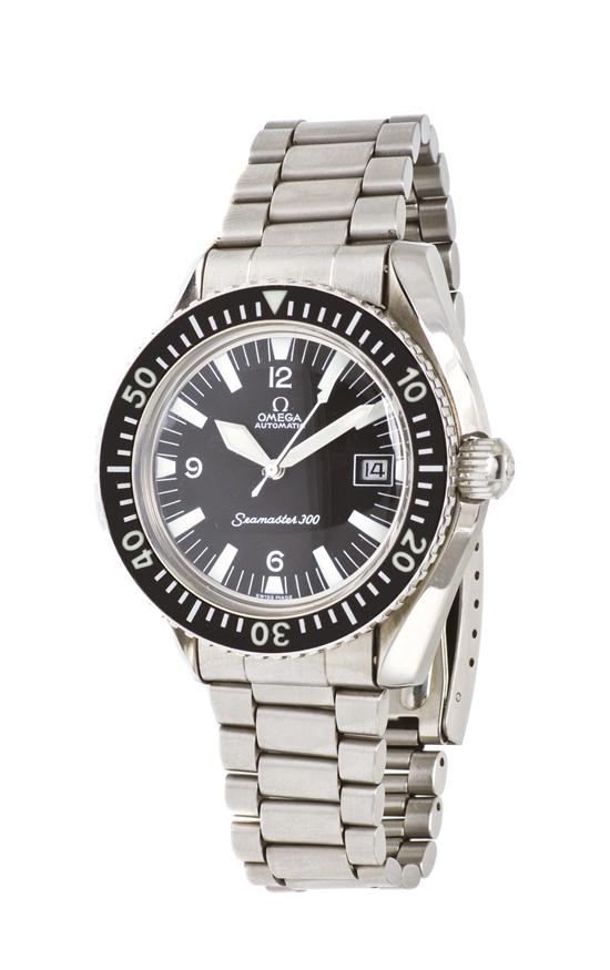 A Stainless Steel Seamaster Wristwatch 154c46