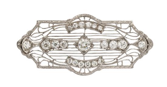 An Edwardian Platinum and Diamond