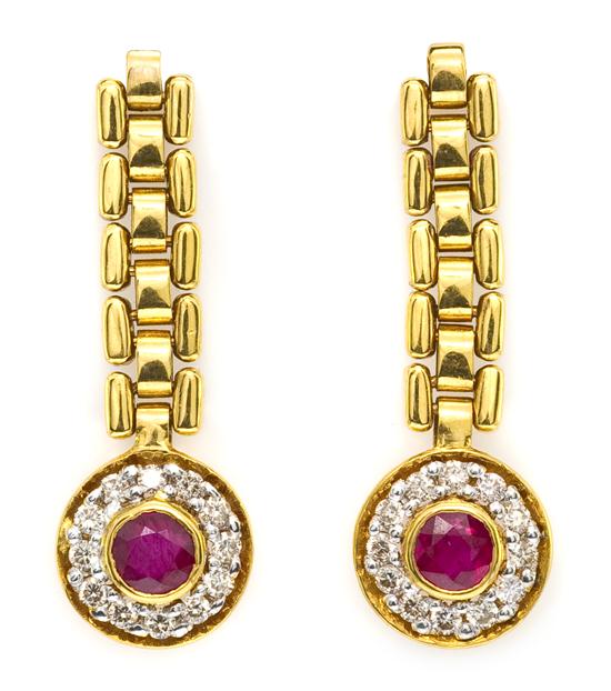 A Pair of 18 Karat Yellow Gold