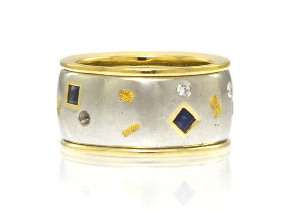 A Platinum 18 Karat Yellow Gold 154d13