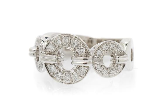 An 18 Karat White Gold and Diamond 154d17