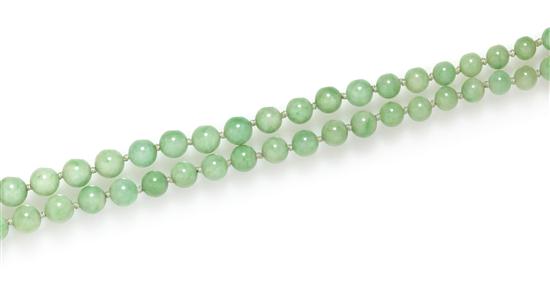  A Single Strand Graduated Jadeite 154d53