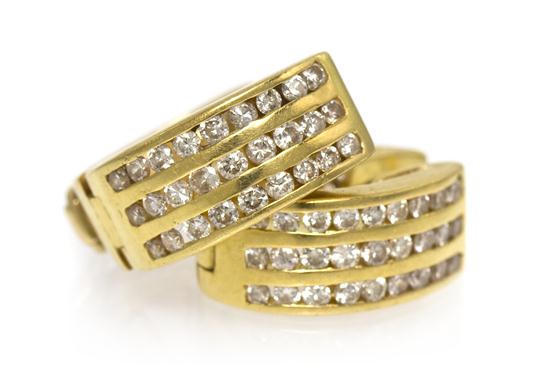 A Pair of 18 Karat Yellow Gold 154d6f