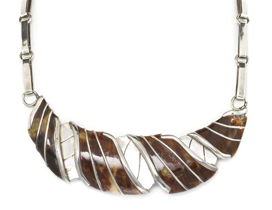 A Sterling Silver and Tortoiseshell