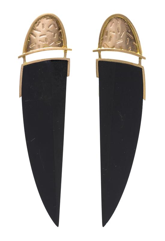 A Pair of 14 Karat Yellow Gold