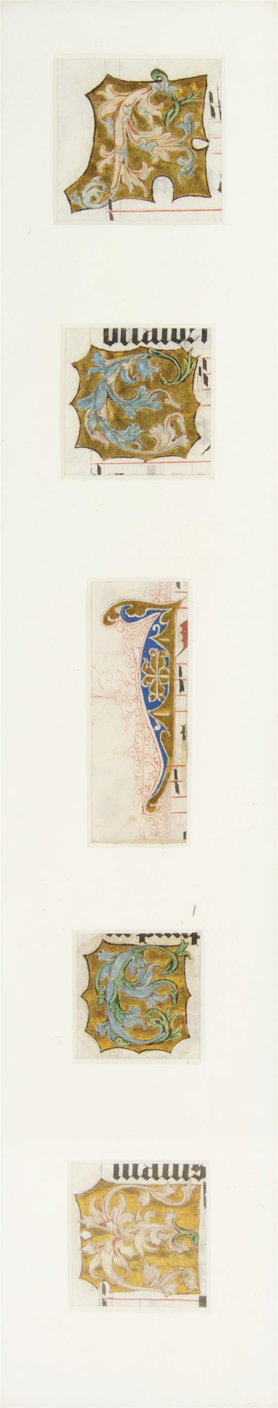 * (ILLUMINATED MANUSCRIPT INITIAL) A