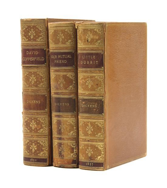  DICKENS CHARLES A group of three 154ee8