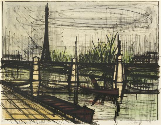 *Bernard Buffet (French 1928-1999) Pont