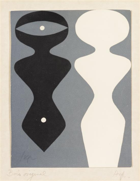 Hans Arp (French 1886-1966) Positive