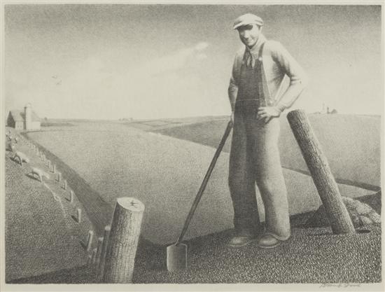 *Grant Wood (American 1891-1942)