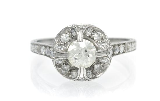 An Art Deco Platinum and Diamond